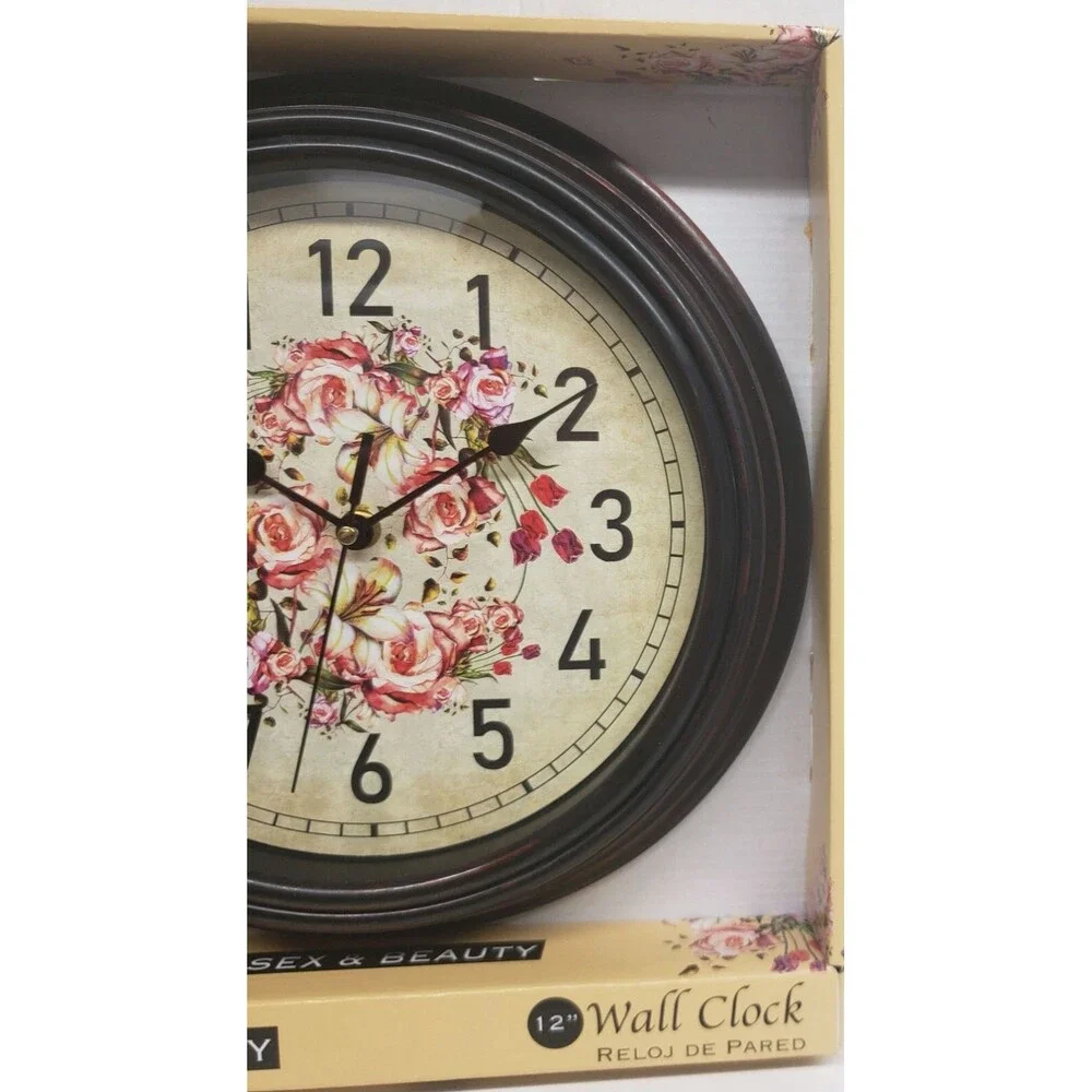 Kitchen Plastic Decorative Wall Clock, 12
